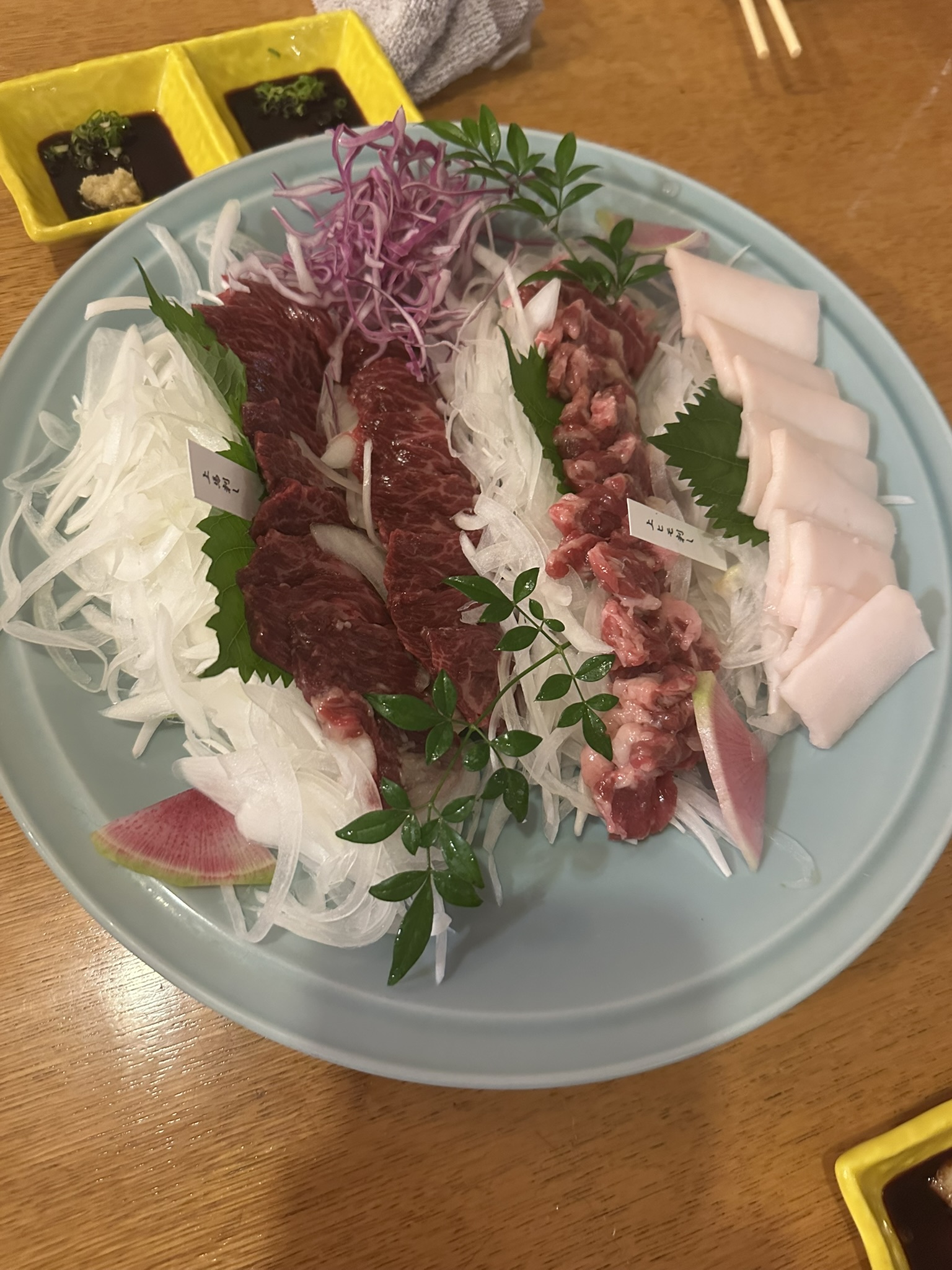 Local food in Kumamoto during the symposium
