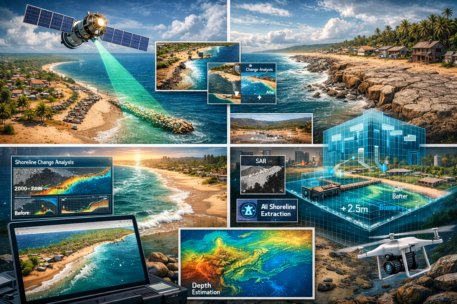 Coastal monitoring and remote sensing