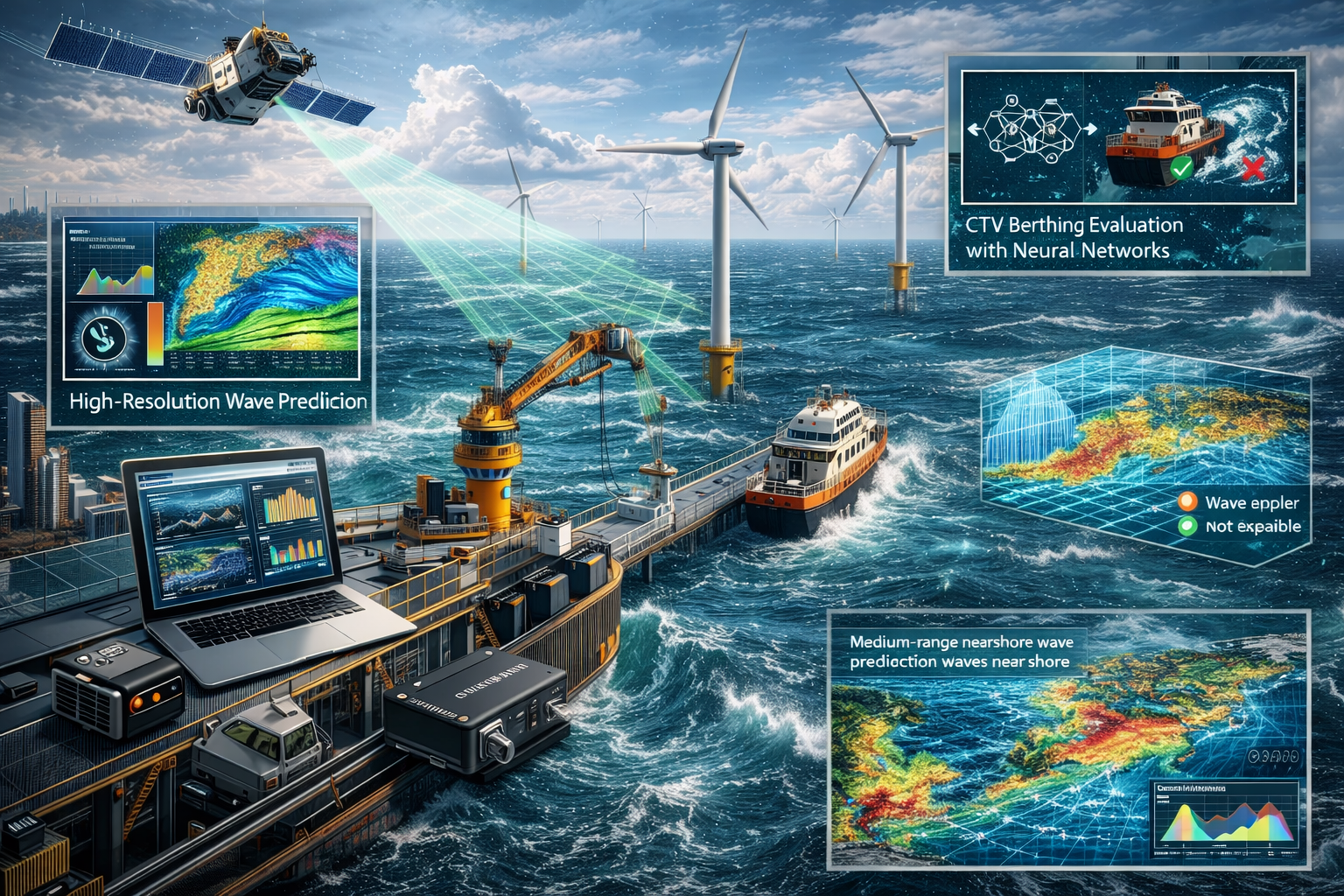 Offshore wind and vessel operation support