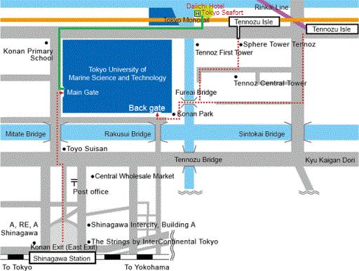 shinagawa map